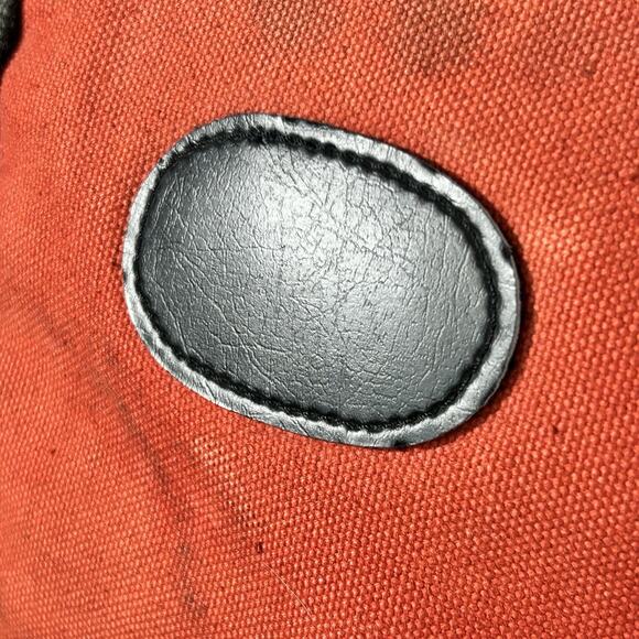 Vintage Soft Carry On Suitcase Bag Red With Black Trim Made In Korea 12 x 19 x 8 - Picture 14 of 14